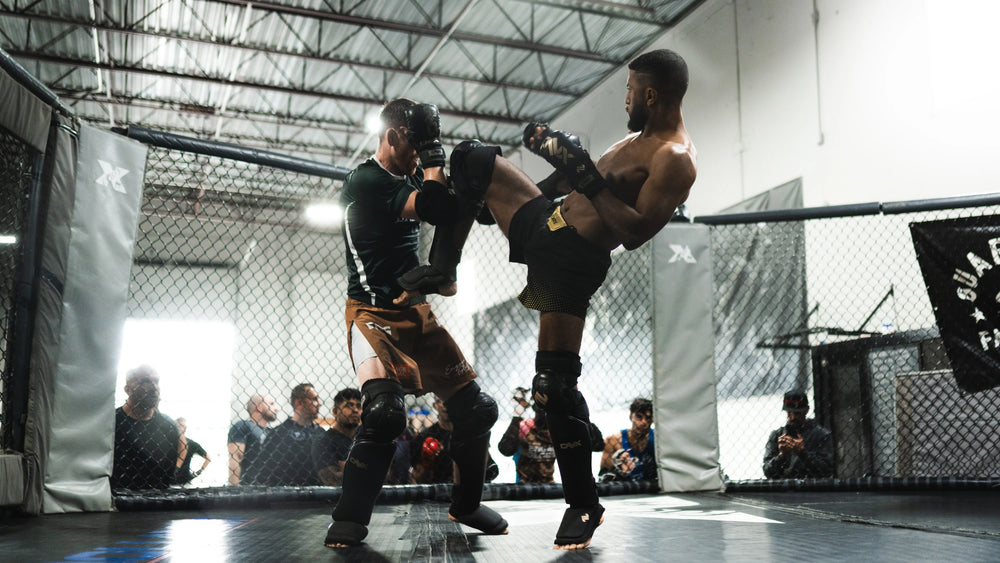 MMA Shin Guards & Knee Guards Bundle (LEFT & RIGHT PAIR) I ONX ONX Sports, INC MMA Fight Gloves and Gear by Trevor Wittman