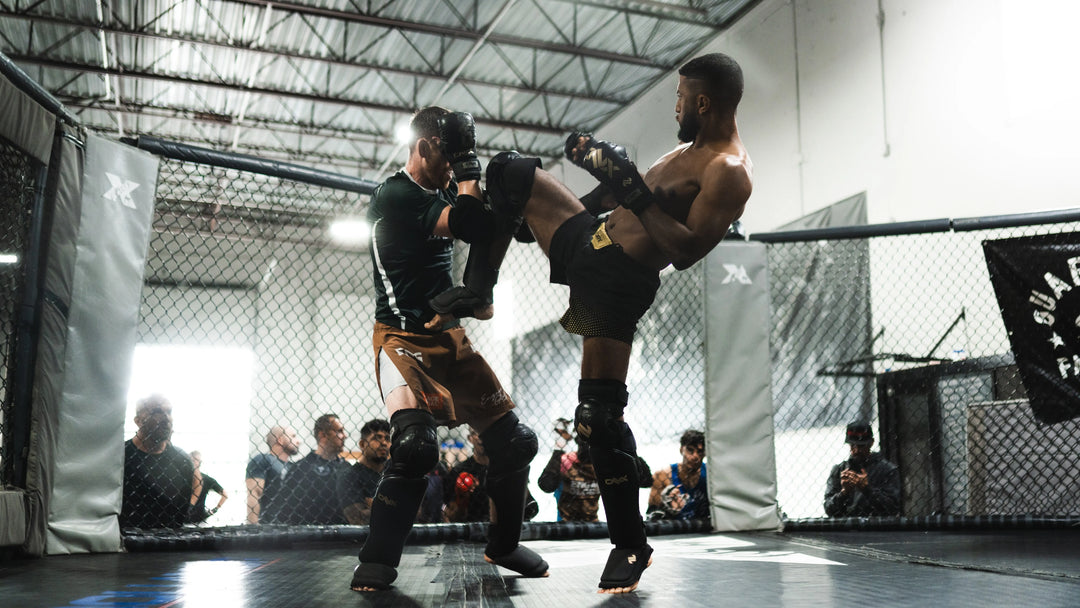 MMA Shin Guards & Knee Guards Bundle (LEFT & RIGHT PAIR) I ONX ONX Sports, INC MMA Fight Gloves and Gear by Trevor Wittman