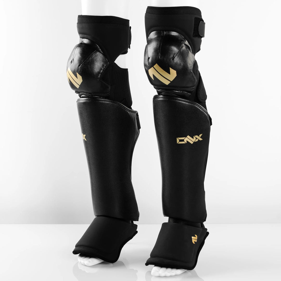 MMA Shin Guards & Knee Guards Bundle (LEFT & RIGHT PAIR) - NEW ONX Sports, INC MMA Fight Gloves and Gear by Trevor Wittman