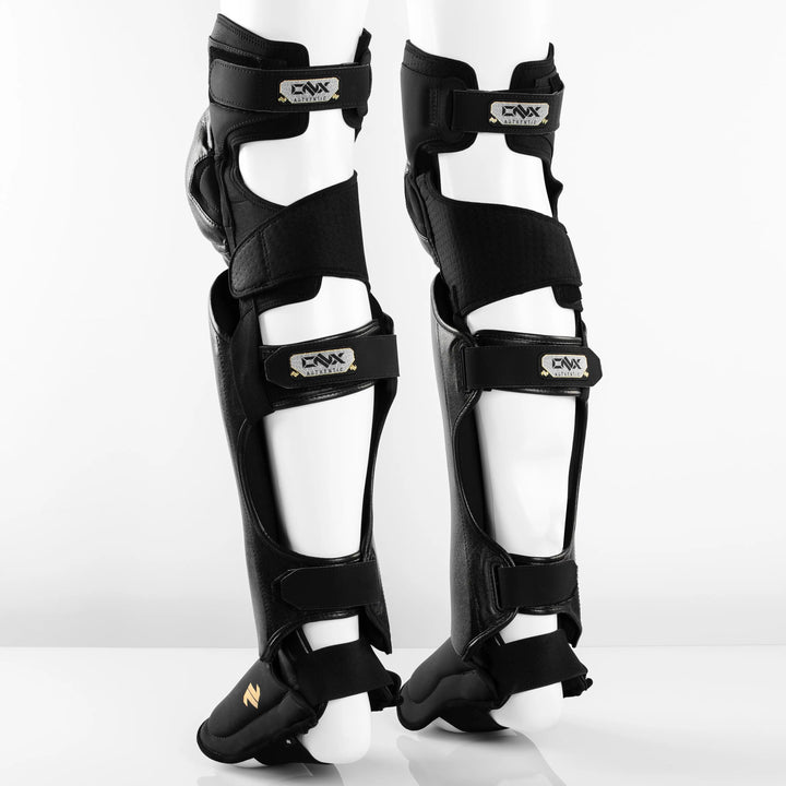 MMA Shin Guards & Knee Guards Bundle (LEFT & RIGHT PAIR) - NEW ONX Sports, INC MMA Fight Gloves and Gear by Trevor Wittman