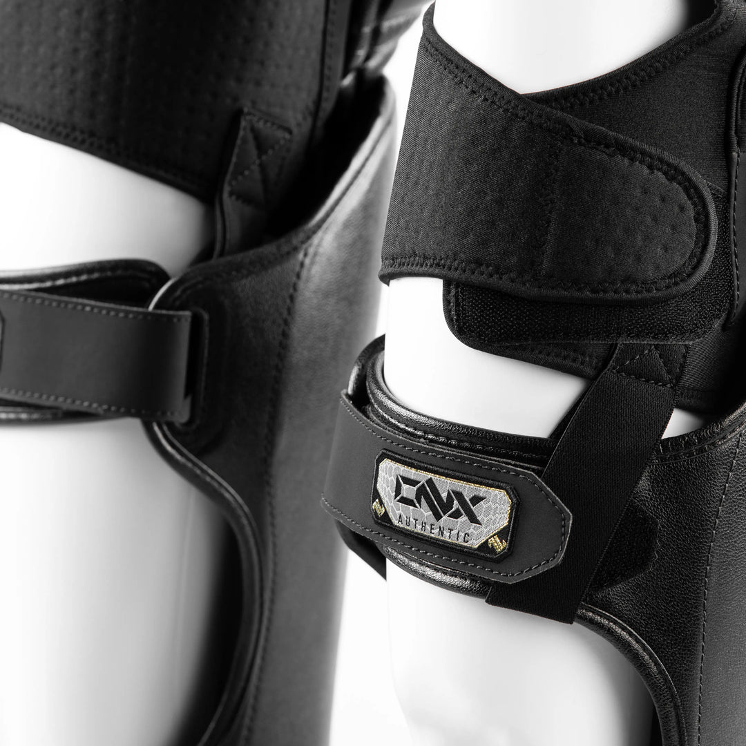 MMA Shin Guards & Knee Guards Bundle (LEFT & RIGHT PAIR) - NEW ONX Sports, INC MMA Fight Gloves and Gear by Trevor Wittman