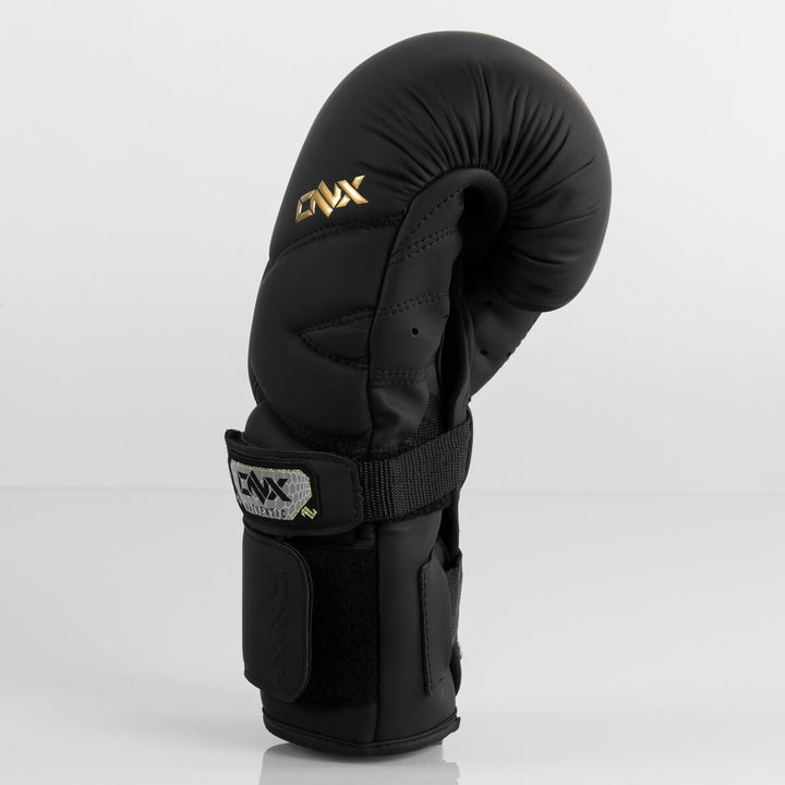ONX Precision Line X-Factor Glove side view showing the thickened one-piece knuckle core and wrist strap