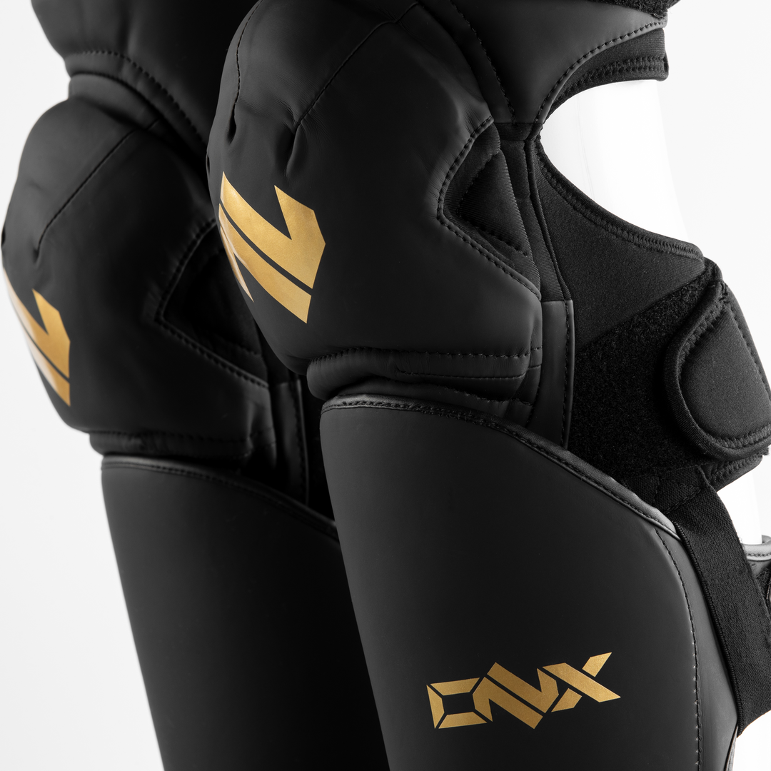 MMA SHIN & KNEE GUARDS BUNDLE (L & R PAIR) I ONX PRECISION LINE ONX Sports, INC MMA Fight Gloves and Gear by Trevor Wittman
