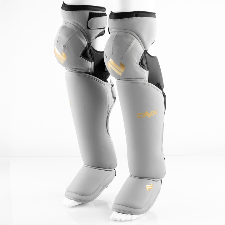 MMA SHIN & KNEE GUARDS BUNDLE (L & R PAIR) I ONX PRECISION LINE ONX Sports, INC MMA Fight Gloves and Gear by Trevor Wittman