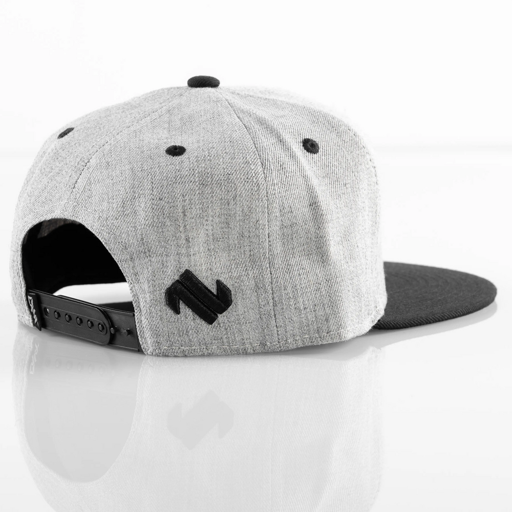 MMA FIGHTWEAR—ONX RU1 SNAPBACK HAT—HEATHER GREY ONX Sports, INC