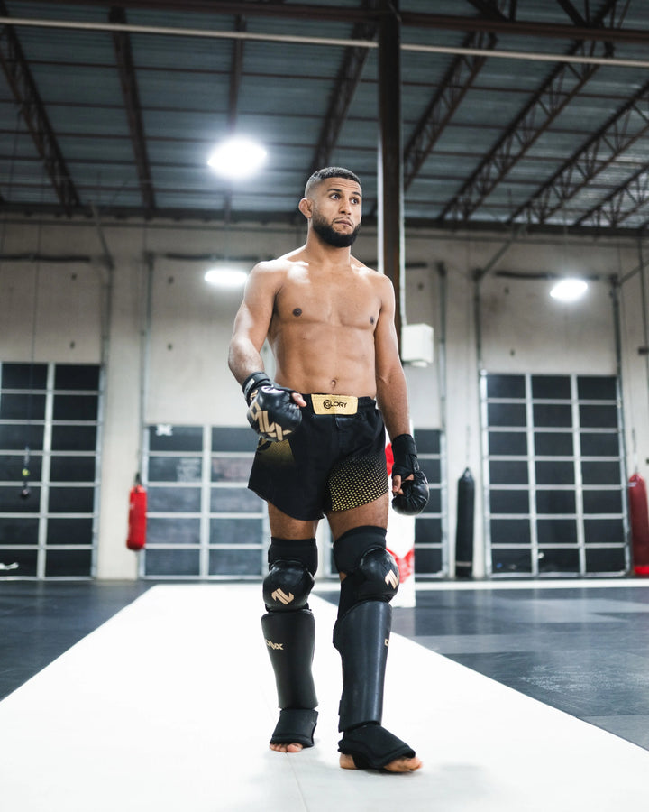 MMA Shin Guards & Knee Guards Bundle (LEFT & RIGHT PAIR) I ONX ONX Sports, INC MMA Fight Gloves and Gear by Trevor Wittman