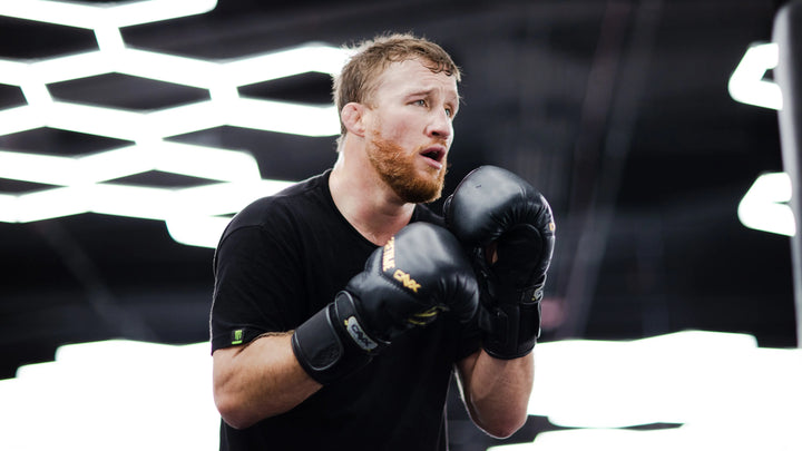 UFC Fighter Justin Gaethje training with ONX X-4 MMA Gloves.